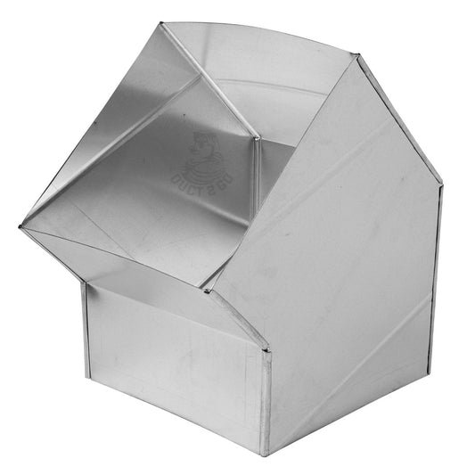 Square 45 Degree Elbow | Galvanized, Aluminum, or Stainless Steel