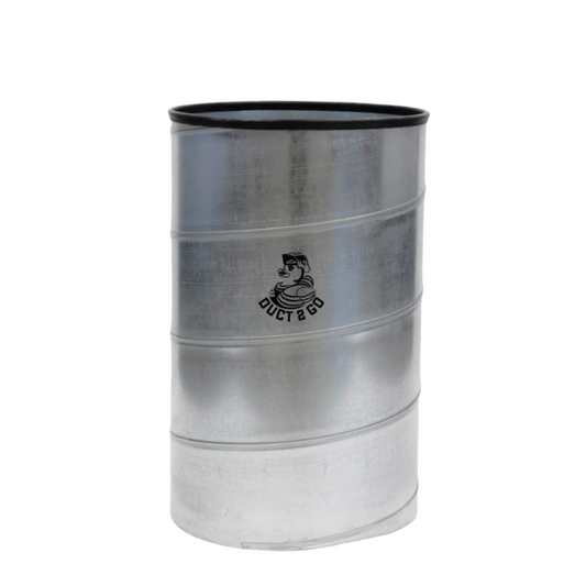Spiral Duct Trash Can by Duct2Go