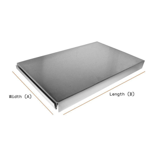 Rectangular Duct End Cap - Custom Design Ref: D58VAG