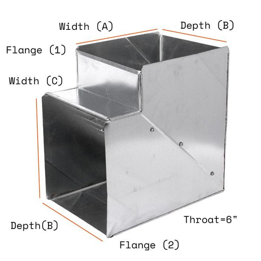 Square 90 Degree Elbow - Custom Design Ref: IHY6ZZC