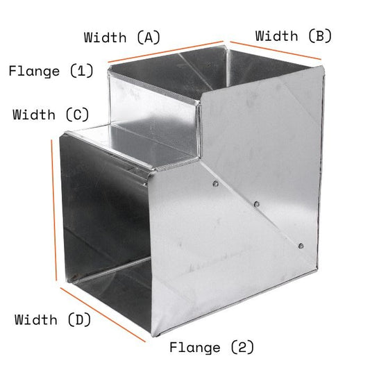 Square 90 Degree Elbow - Custom Design Ref: ZVS4UMX
