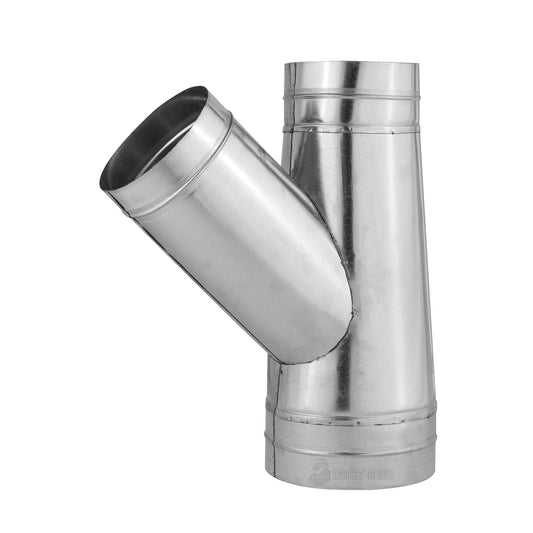 45° Wye Reducer for Round & Spiral Duct